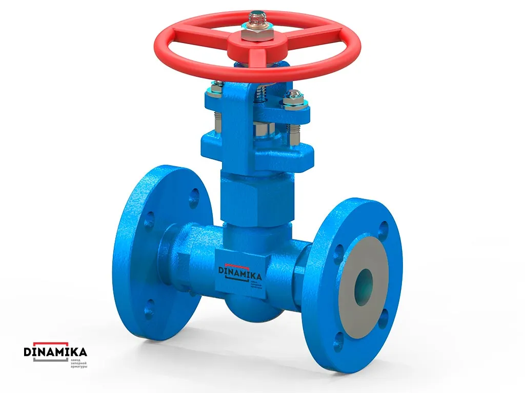 Клиновая задвижка 31нж77нж Ду32 Ру250 фланцевый - фото